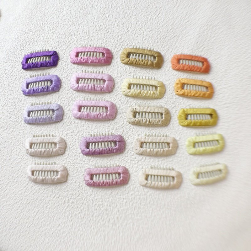 真丝手工宠物BB夹碎发夹素夹约克夏马尔济斯可爱迷你纯色不掉色,淘宝优惠券,粉丝福利购,淘宝优惠卷