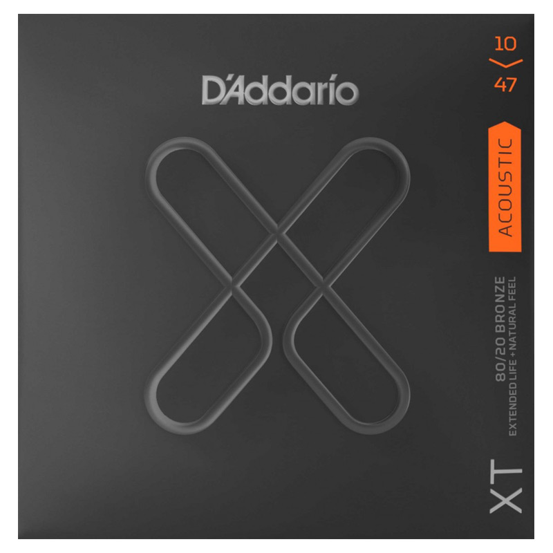 Daddario达达里奥XS镀膜民谣吉他弦磷铜琴弦吉他弦线一套6根新品-图0