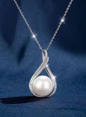 天然珍珠项链时尚气质时尚耳环