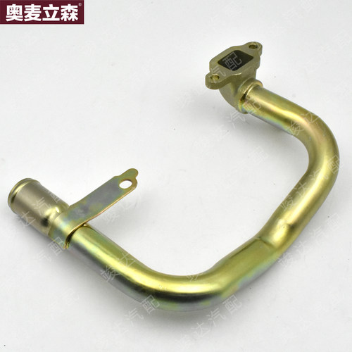 竣达五十铃汽车配件江铃98款NKR顺达发动机水泵进水管循环铁管 - 图2