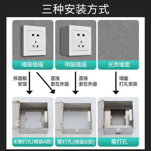户外防盗电防溅盒电瓶车电源插座箱防水盒明装密码锁强电箱充电桩 - 图0