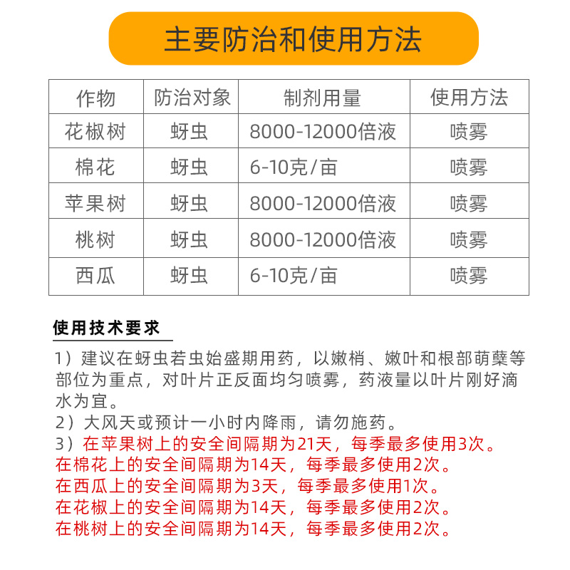 日本石原 力作 46%氟啶啶虫脒 果树黄蚜抗性蚜虫农药杀虫剂3-50克 - 图0