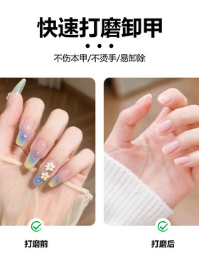 美甲圆头钨钢卸甲打磨头直筒细齿磨头温和快速卸甲美甲店专用工具