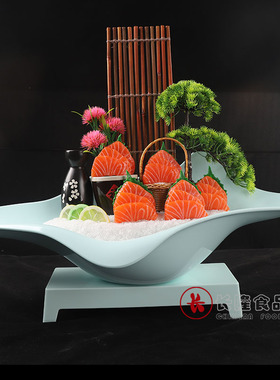 仿真三文鱼刺身姿造食品食物模具