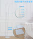 Floor-standing clip-on universal crib mosquito net with bracket
