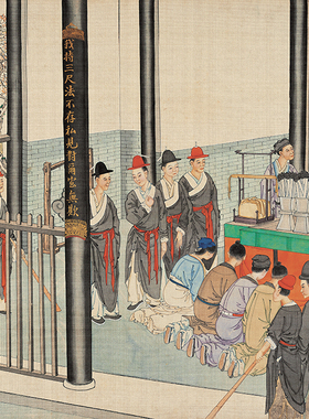 清&bull;孙温红楼梦挂画画册装饰画高清微喷复制临摹中国古代工笔