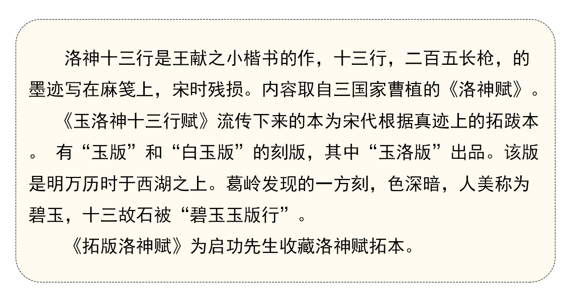 王献之 洛神赋十三行 小楷书法字帖高清艺术微喷复制临摹学习手稿