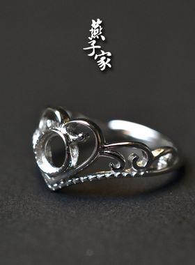 女式欧泊琥珀蜜蜡燕子925开口