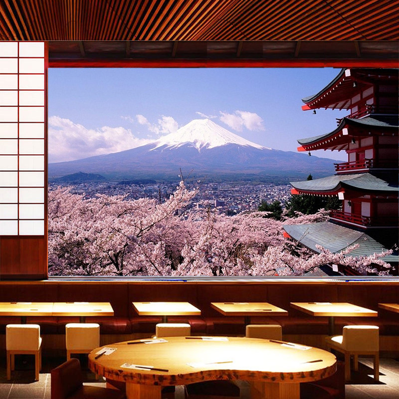日本餐风景墙纸 新人首单立减十元 22年2月 淘宝海外