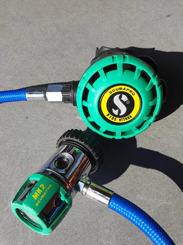 Scubapro R195 Nitrox MK2 EVO潜水调节器高氧混合专用水肺呼吸器 - 图2