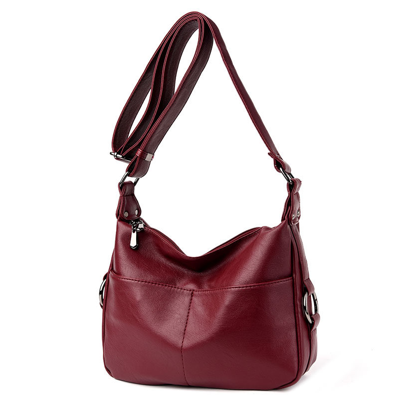 中年女包妈妈包2025新款真皮牛皮单肩斜挎包大容量软皮中老年包包,淘宝优惠券,粉丝福利购,淘宝优惠卷