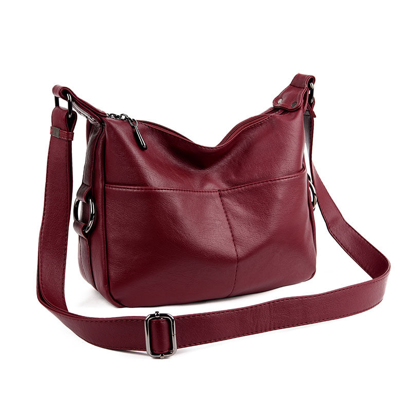 中年女包妈妈包2025新款真皮牛皮单肩斜挎包大容量软皮中老年包包,淘宝优惠券,粉丝福利购,淘宝优惠卷