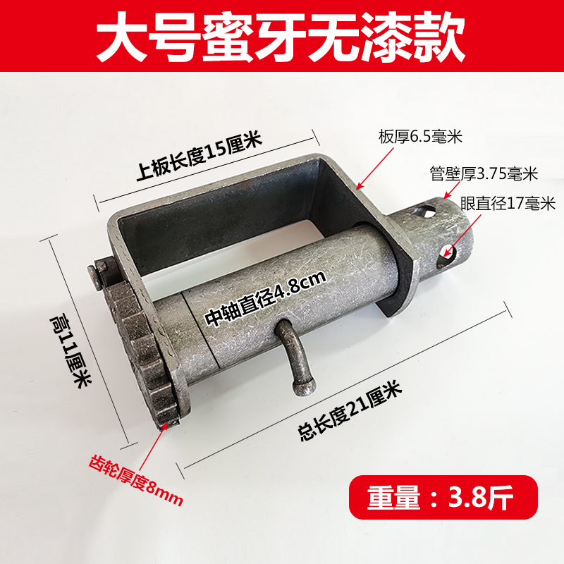 货车紧绳器密齿细牙拉绳锁紧器焊接万能手动棘轮捆绑器汽车配件-图1