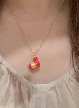 多巴胺小众项链马年新款饰品