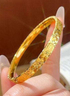 沙金爆闪三面碎碎冰吉言手镯