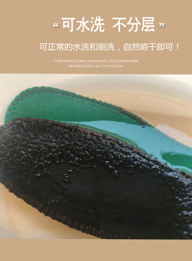羊羔毛绒冬季保暖鞋垫吸汗防臭