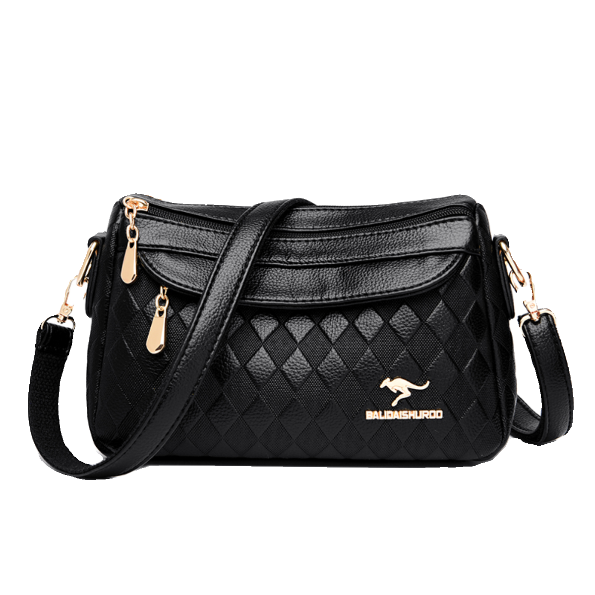 软皮妈妈包女2025新款时尚百搭菱格真皮单肩斜挎包女士手提腋下包,淘宝优惠券,粉丝福利购,淘宝优惠卷