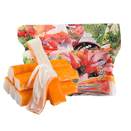 tvi泰国进口清真火锅食材关东煮蟹肉沙拉日料蟹柳模拟蟹棒蟹足棒 - 图3