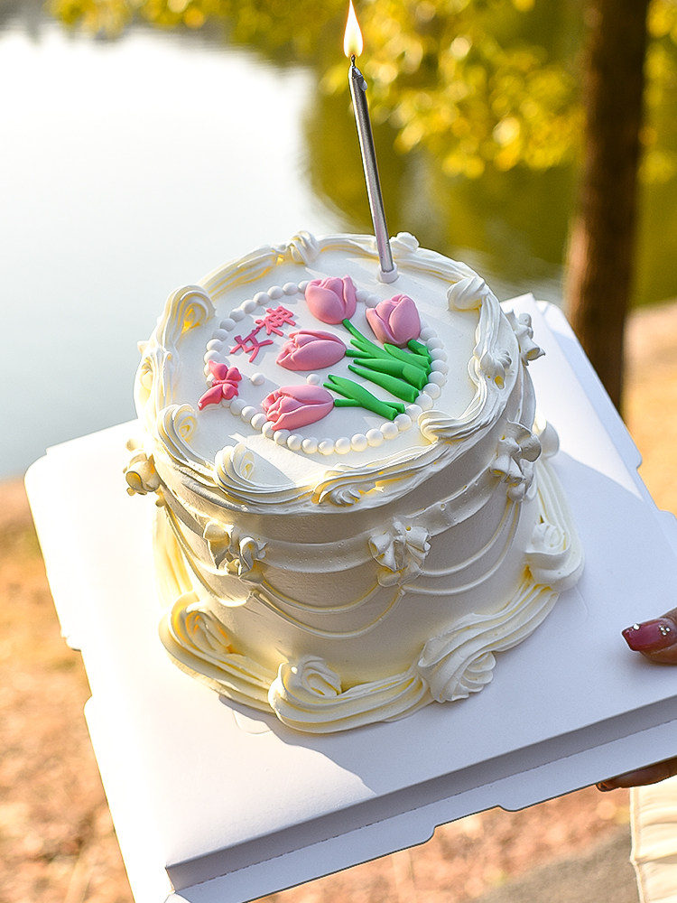 网红简约郁金香女神节蛋糕装饰38妇女节摆件我的女王妈妈烘焙装扮,淘宝优惠券,粉丝福利购,淘宝优惠卷