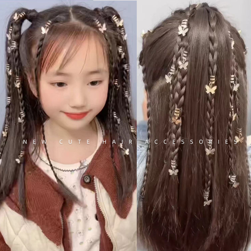 儿童爵士舞头饰配饰hiphop街舞女孩发扣女2025新款女童脏脏辫扣卡,淘宝优惠券,粉丝福利购,淘宝优惠卷
