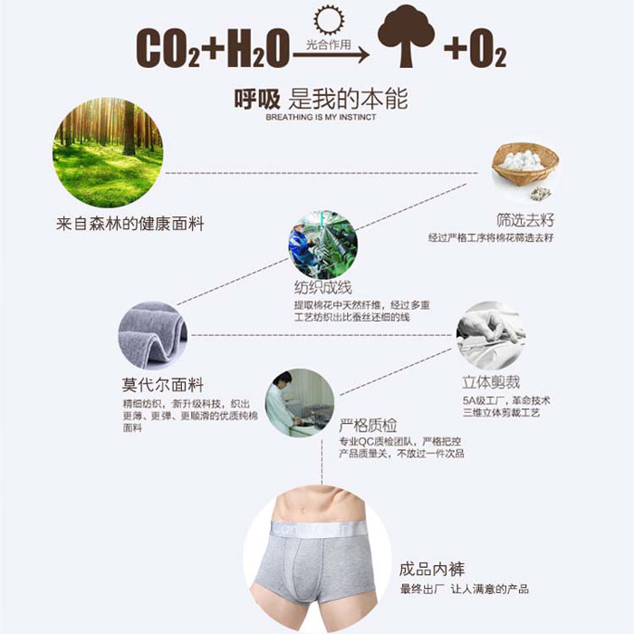 男士内裤男纯棉平角裤个性青年莫代尔韩版骚气四角短裤头潮,淘宝优惠券,粉丝福利购,淘宝优惠卷