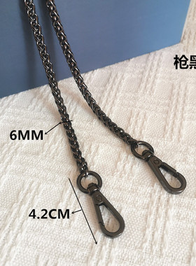 女包6MM灯笼链百搭时尚金属背带