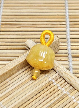 黄玉小葫芦小挂坠小配件