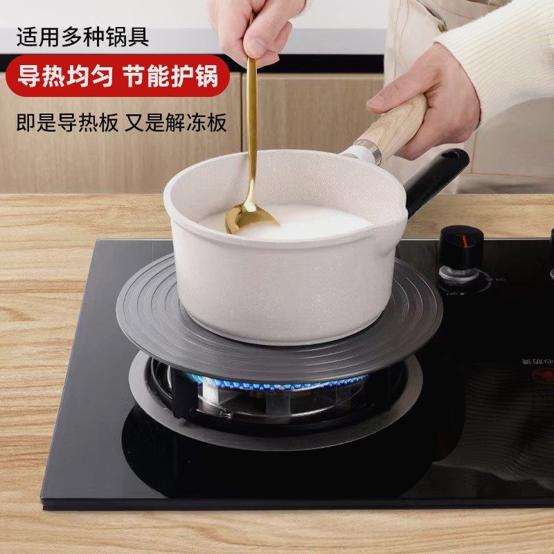 【防烧黑解冻导热盘】德国厨房煤气灶导热板导热片家用燃气灶珐琅 - 图2