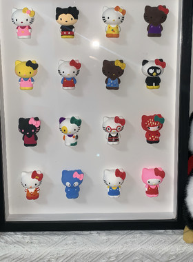 2026新款kitty石膏娃娃相框涂色展示架手工diy装饰摆件创意礼物送