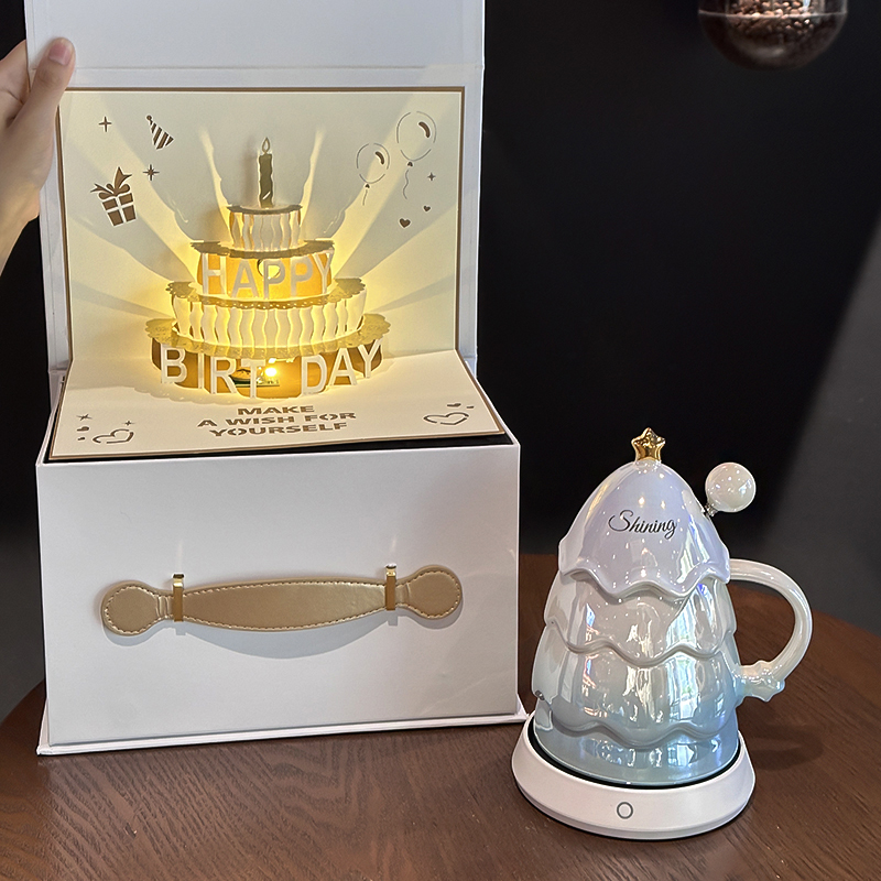 生日礼物女生送闺蜜实用高级感送老婆小众送女友杯子高颜值马克杯 - 图1