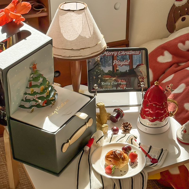 高级感圣诞节礼物女生新年创意圣诞树杯子男生日伴手礼实用送老师 - 图0