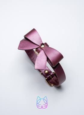 猫匿头层牛皮真皮洛丽塔项圈新款