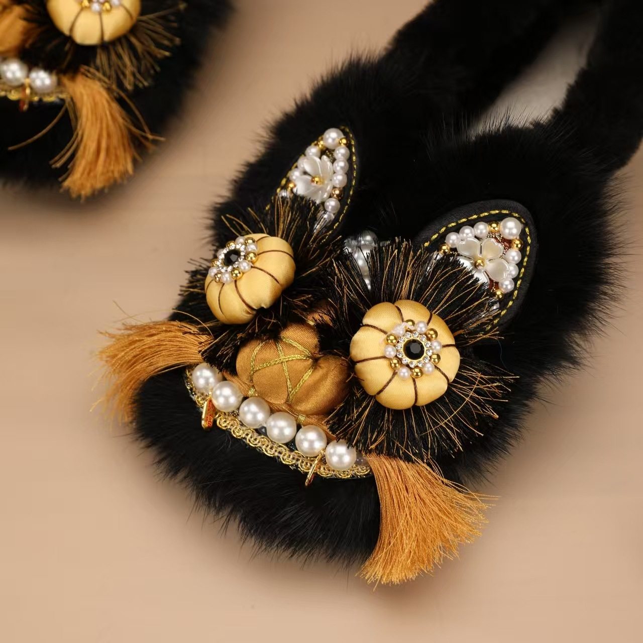 冬加绒非遗手工布鞋女平底保暖传统成人虎头鞋中国风可爱老虎棉鞋,淘宝优惠券,粉丝福利购,淘宝优惠卷