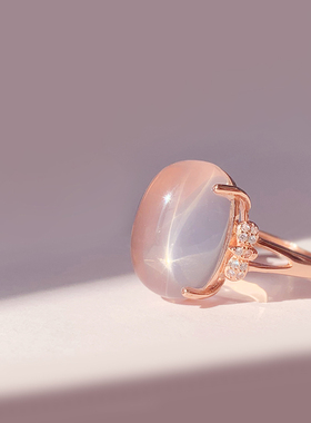 套装s925银超大芙蓉石粉晶