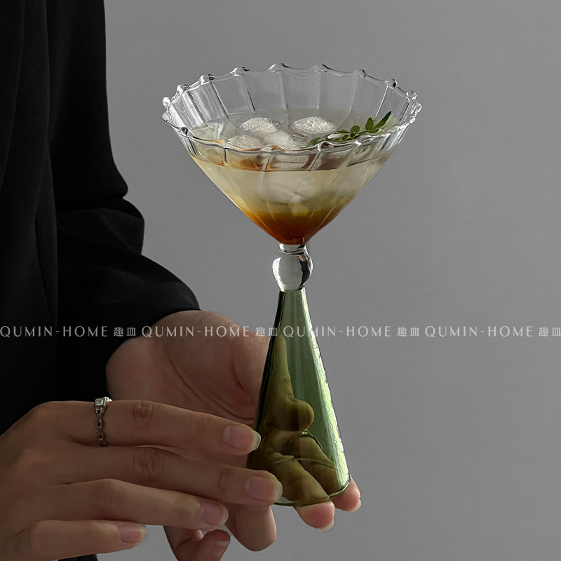 创意甜品玻璃杯饮料杯贝壳纹杯小众高脚布丁冰淇淋雪糕杯鸡尾酒杯,淘宝优惠券,粉丝福利购,淘宝优惠卷