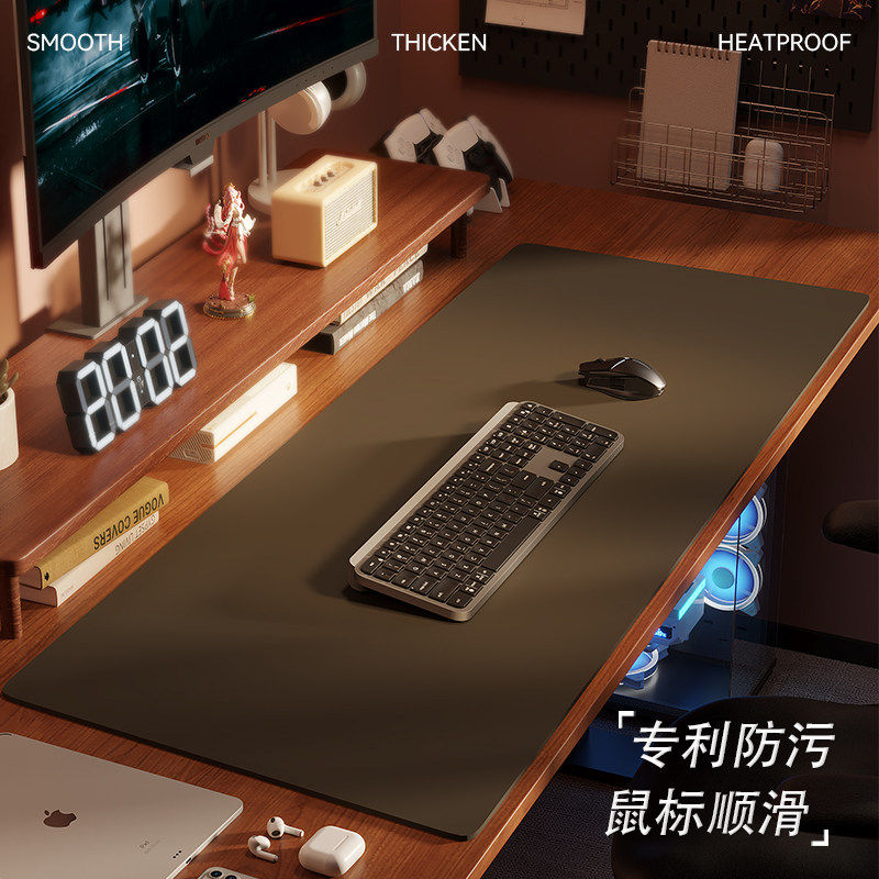新款高级鼠标垫超大号电脑桌垫家用防水轻奢办公桌面键盘鼠标垫子,淘宝优惠券,粉丝福利购,淘宝优惠卷