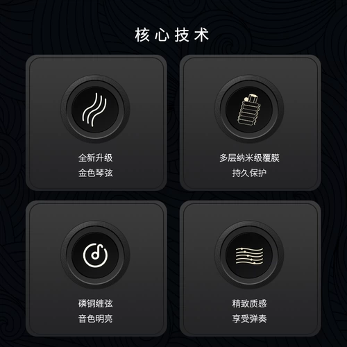 Струнки народной гитары Алисы Алиса золоты