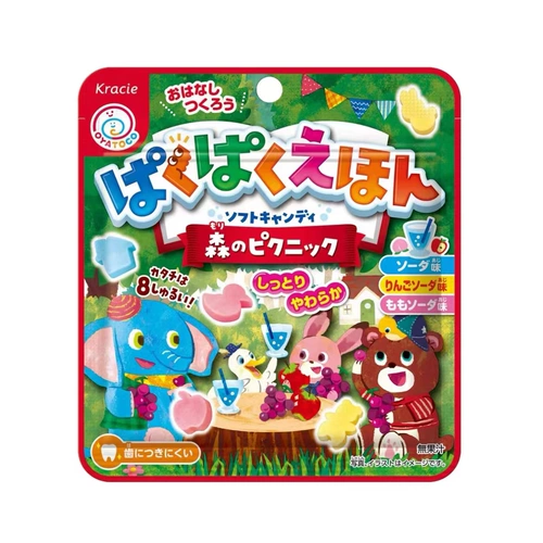 Переоткрыть японские родные кана Бао мягкие мягкие фруктовые фрукты фрукты Зубки и гликоген дети Дети Кланы закуски