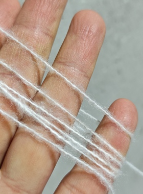 秋冬新款白色马海毛毛线手工编织围巾帽子衣服柔软细腻亲肤短毛软