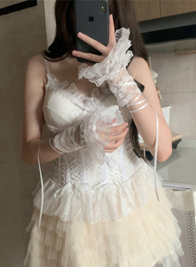 AYTofilms袖套蕾丝花边绑带手袖