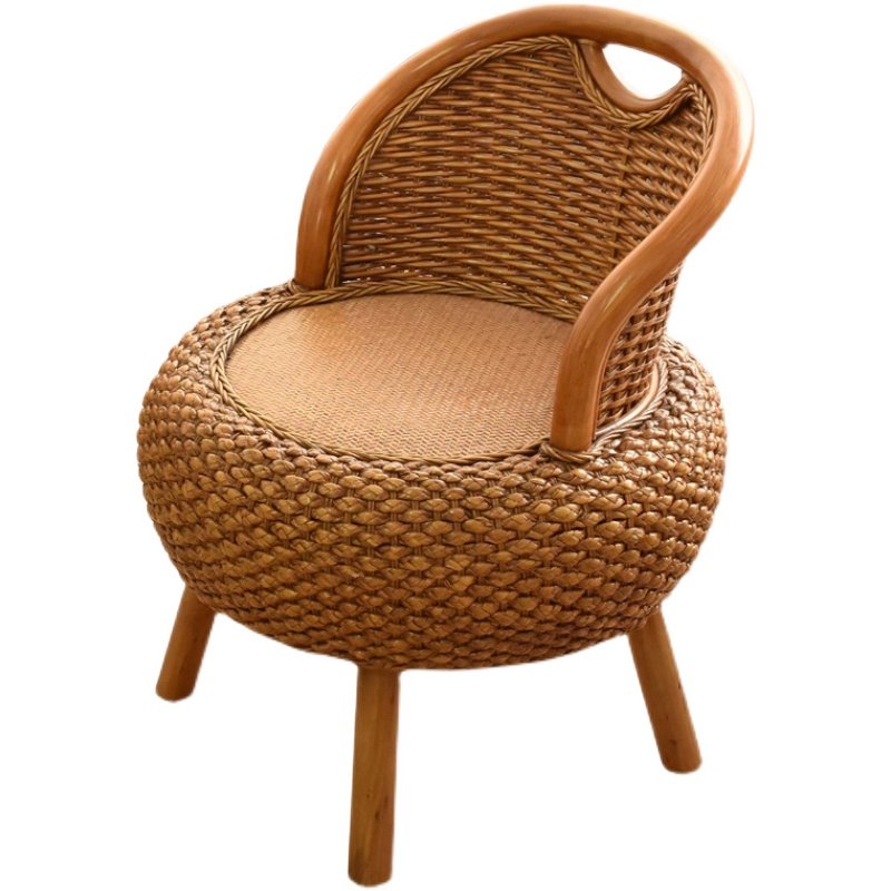 天然真藤条藤编家用喝茶凳子休闲卧室阳台藤椅茶桌椅组合小椅子,淘宝优惠券,粉丝福利购,淘宝优惠卷