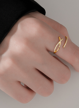 小众设计925纯银戒指简约时尚