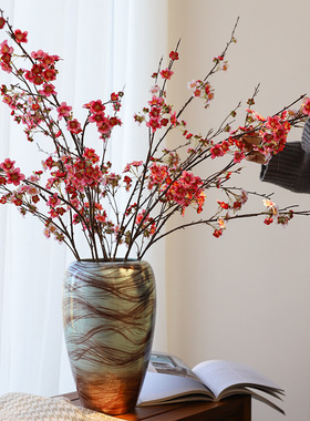 中古风陶瓷花瓶高级感简约摆件