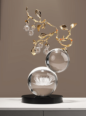 招财轻奢高档客厅家居装饰品中式