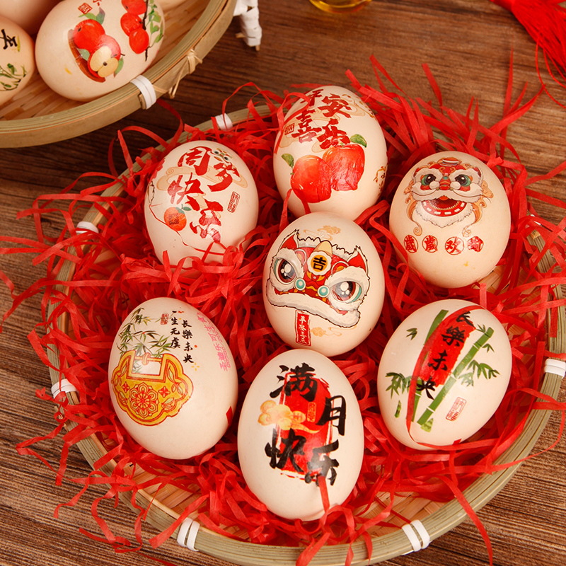 宝宝百天满月30仪式感布置家里周岁背景墙气球100拍摄装饰鸡蛋贴 - 图2