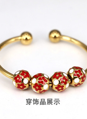 金色手镯钛钢时尚情侣