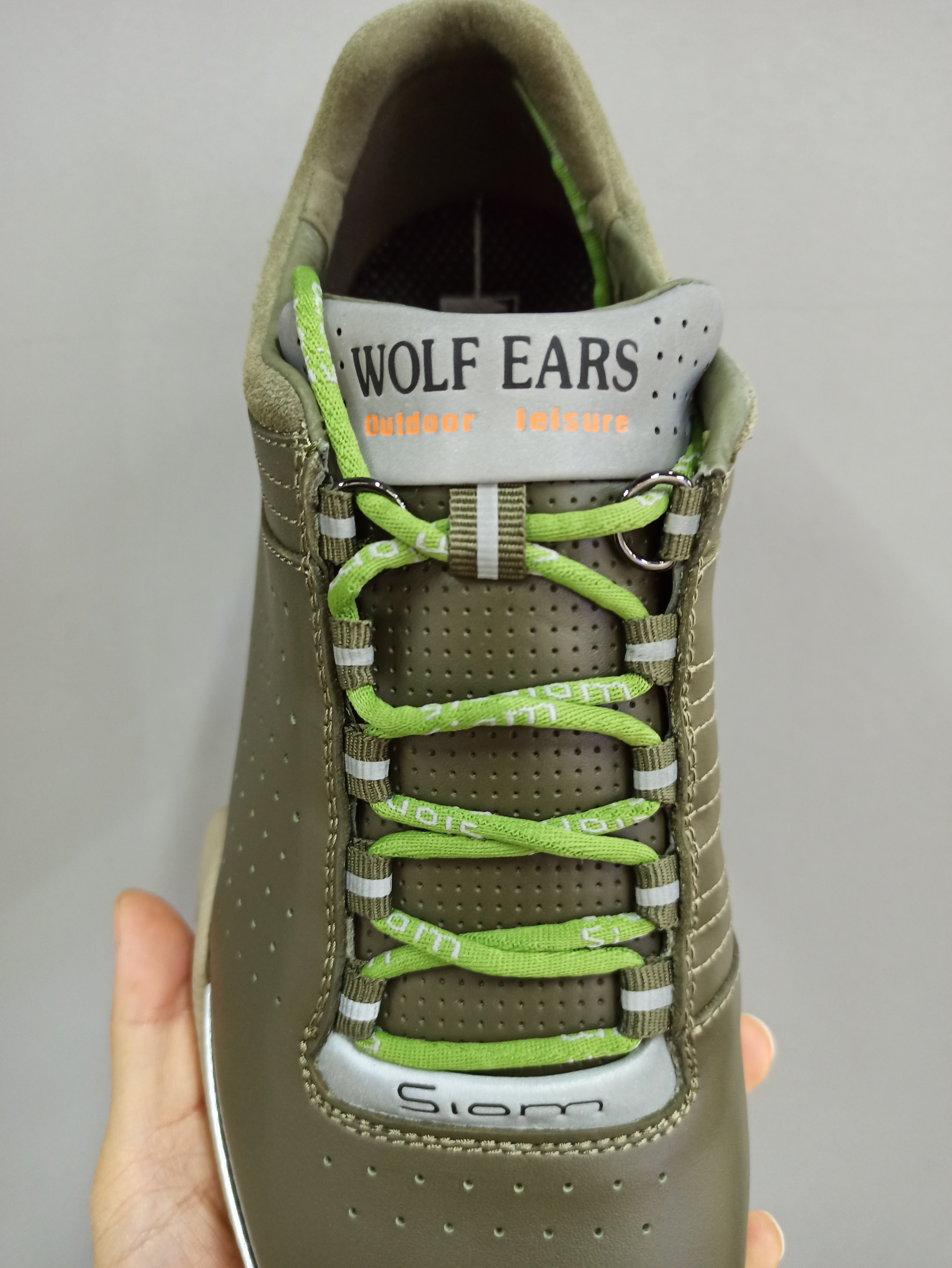 狼耳新款真皮高品质健步鞋百搭休闲运动男鞋轻底透气舒适防滑耐磨 - 图3