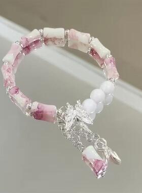 竹墨蝴蝶新中式手链情侣闺蜜