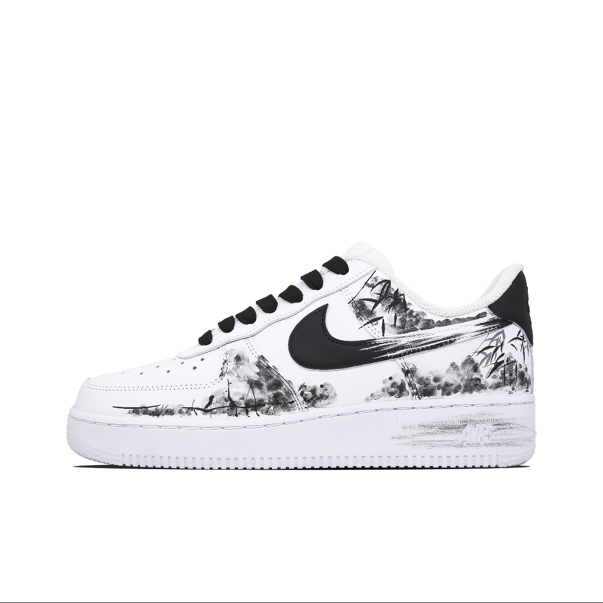 Nike Air Force1AF1 空军一号纯白低帮男女涂鸦定制