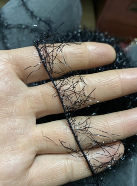 唯美特色段染羽毛线松树纱混DIY